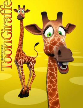 0_3D Universe - Toon Giraffe