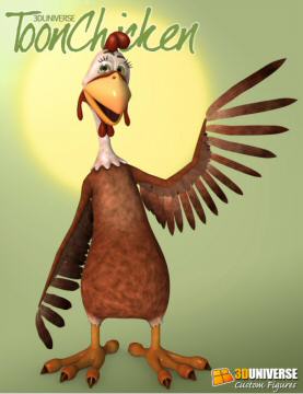 0_3D Universe Toon Chicken