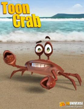 0_3D Universe Toon Crab
